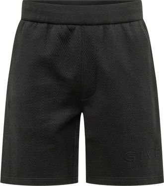 Givenchy Black Textured Shorts