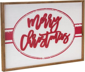 Melrose International Wood Merry Christmas Sign