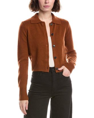 Frame Denim Shrunken Cashmere Cardigan
