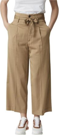 Nine In The Morning Stijlvolle Frida-Chino Broek voor Vrouwen - Dames - Wijde Broeken - Beige - W28 - Broeken