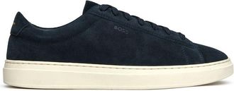 HUGO BOSS Mens Kieran Trainers - Blue Leather - Size UK 10