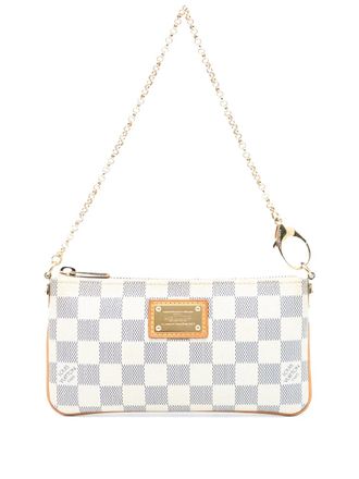 Louis Vuitton 2015 Damier Azur Pochette Milla MM handbag - White