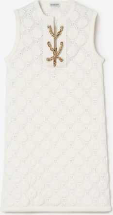 Burberry Crochet Cotton Blend Dress