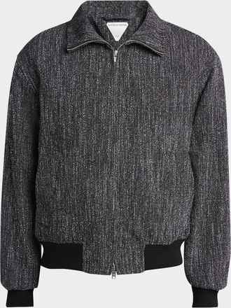 Bottega Veneta Men & apos;s Multicolor Fleck Zip Jacket