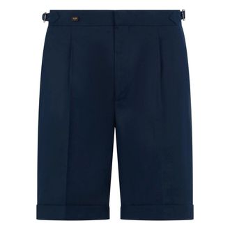 Moorer Casual Shorts, male, Blue, Size: 3XL Bermuda Shorts