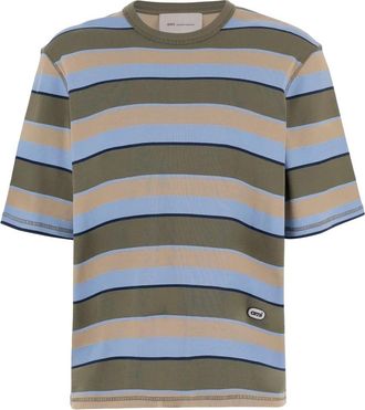 Ami Gestreept poloshirt - Heren - T-shirts - Veelkleurig - L - Katoen - Tops