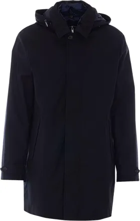 Add Black Knee-Length Down Recycled Polyester Parka
