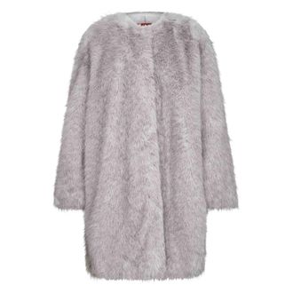 Max Mara Dames, Jassen, Grijs, Maat: XS Poliester