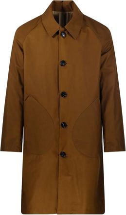 East Harbour Surplus Grove coat - men - Polyurethane/Cotton/Polyamide/Wool - 48 - Brown