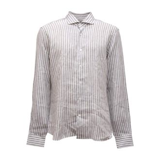 Barba Linnen Overhemd - Heren - Casual Overhemden - Groen - 3XL - Linnen - Overhemden