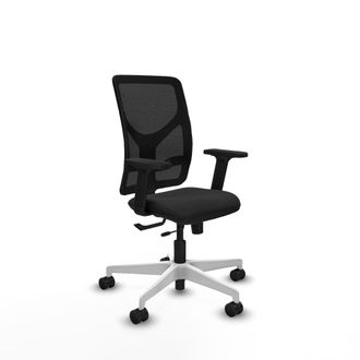Piqueras y Crespo Silla De Oficina Piqueras Y Crespo Motilla Negro Soporte Lumbar