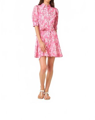 Lilly Pulitzer Larkyn Mini Shirt Dress In Pink