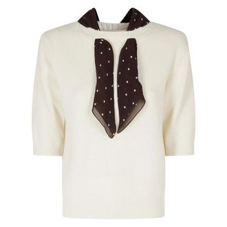 Semicouture Dames, Truien, Beige, Maat: XS