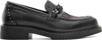 Ambitious Giselle Penny Loafer - Dames - Loafers - Zwart - 36 EU - Leer - Schoenen