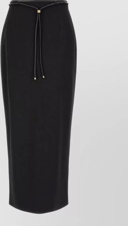 Agnona wool high-rise midi pencil skirt