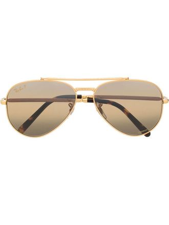 Ray-Ban Occhiali da sole modello aviator - Oro