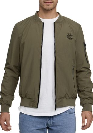 Indicode Blouson INDICODE INBerto, Herren, Gr. XL, gr&uuml;n (army), Web, Obermaterial: 100% Polyester, unifarben, regular fit, Jacken Blouson