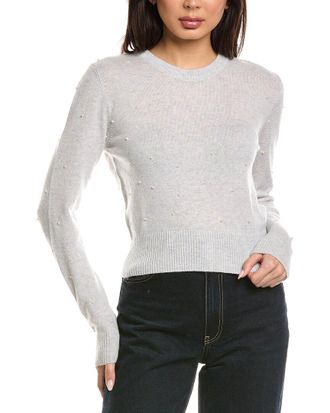 Brodie Little Pearl Crewneck Wool & Cashmere-Blend Sweater