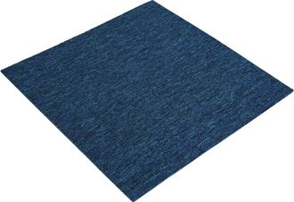vidaXL Azulejo De Alfombra Azul 50 X 50 Cm 20 Uds. Pp Y Bet&uacute;n Vidaxl