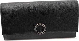 Bulgari Tweedehands leren portemonnees - Dames - Vintage Accessoires - Zwart - ONE Size - Leer - Vintage