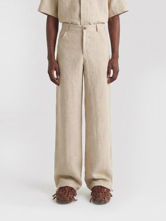 S&eacute;fr Pantaloni a gamba larga in lino