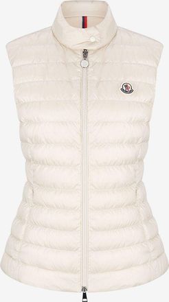 Moncler Taillierte ärmellose Daunenjacke Igens