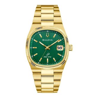 Bulova Super Seville - Dames - Horloges - Groen - ONE Size - Accessoires