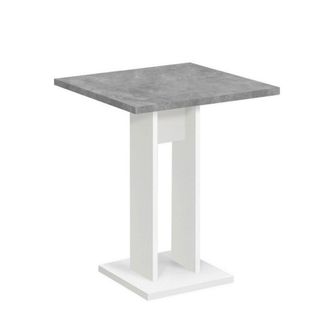 Calicosy Mesa de comedor cuadrada L70 x P70 cm - Gris