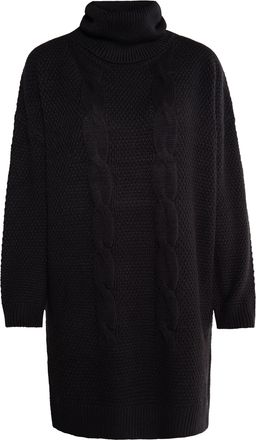 Mymo Gebreide jurk Dames zwart