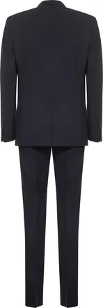Dolce & Gabbana Mens Two-Piece Martini Suit Blue Virgin Wool Suits
