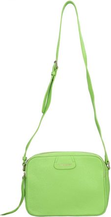 Lancaster Dune Crossbody Tas - Dames - Schoudertassen - Groen - ONE Size - Leer - Tassen