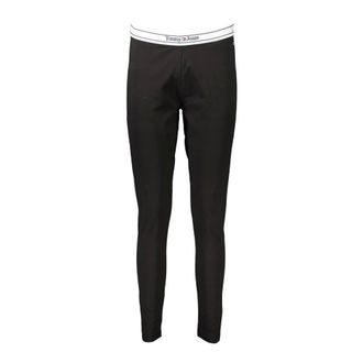 Tommy Hilfiger Broeken, Dames, Zwart, 2Xs, Katoen, Kleding