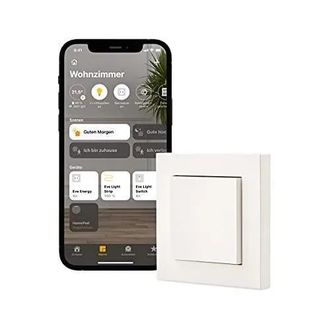 EVE Eve Light Switch Blanco Interruptor Mural Conectado Apple Homekit