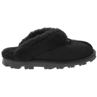 UGG Coquette Suede Womens Slippers Sandals - Black - Size:UK 4