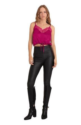 Belle & Bloom Friday Nights Lace Cami in Fuchsia at Nordstrom, Size X-Small Au