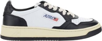 Autry Mens Sneakers Low 01 White-Black Trainers White/black