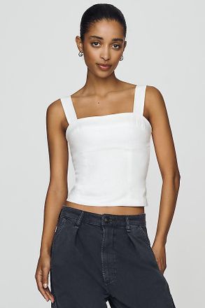 Reformation Darci 100% Linen Top