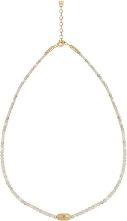 Doroth&eacute;e Sausset Rakhi Lola Stones Ketting - Dames - Kettingen - Geel - ONE Size - Accessoires