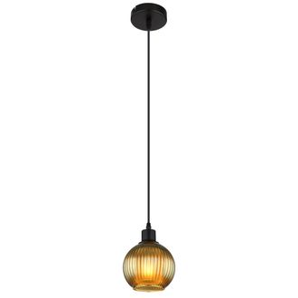 Globo Lighting L&aacute;mpara Colgante - Zumba - Verde - Vidrio - &Oslash; 15cm - E27