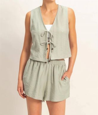HYFVE Already On Vacation Set In Sage Green
