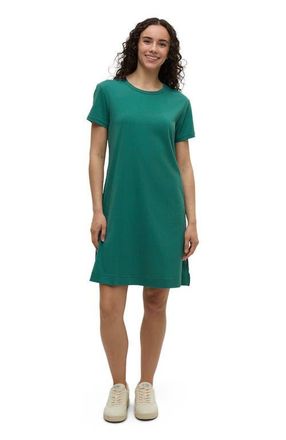 tentree Birchwood Dress in Tidal Teal at Nordstrom, Size Large