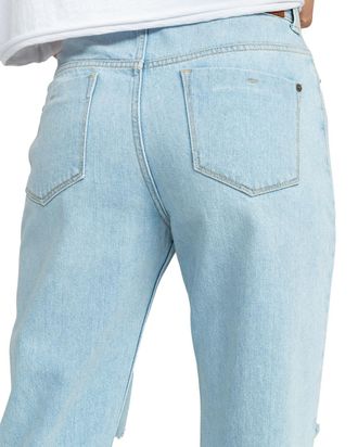 Roxy Straight-Jeans ROXY Fresh Way Mid, Damen, Gr. 26 (XS), blau (light blau), Obermaterial:100% Baumwolle;, Jeans Straight-Jeans