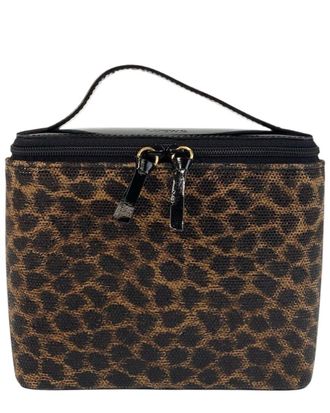 Loewe Vintage Leopard Enamel Handbag Vanity Bag (Authentic Pre-Loved)