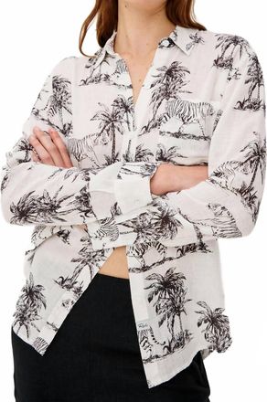 Rails Charli Shirt In Ivory Bengal