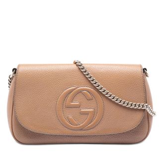 Gucci Pre-owned Gucci Medium Calfskin Soho Chain Flap Crossbody Ladies DLMVMP3A9MODLRD8