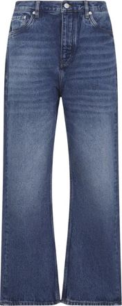 STUDIO NICHOLSON Jeans, Dames, Blauw, 2Xs, Katoen, Denjo Jeans