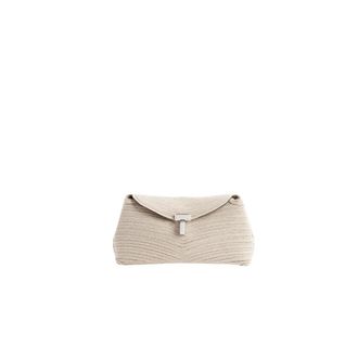 Toteme T-lock Pochette - Bags - Mujer - Beige - ONE SIZE