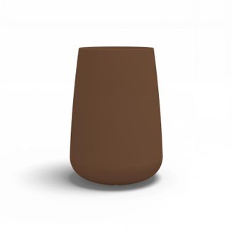 Monacis Jarr&oacute;n Alto De Dise&ntilde;o Moderno, &Oslash;43 H75, En Pol&iacute;mero Bronce Resistente Para Interiores Y Exteriores - Hecho En Italia - Monacis