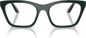 Emporio Armani Oversized Black Square Frame Emporio Armani Eyeglasses