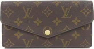 Louis Vuitton Pre-owned Porte Feuille Sarah Monogram Portemonnee - Dames - Vintage Accessoires - Bruin - ONE Size - Vintage